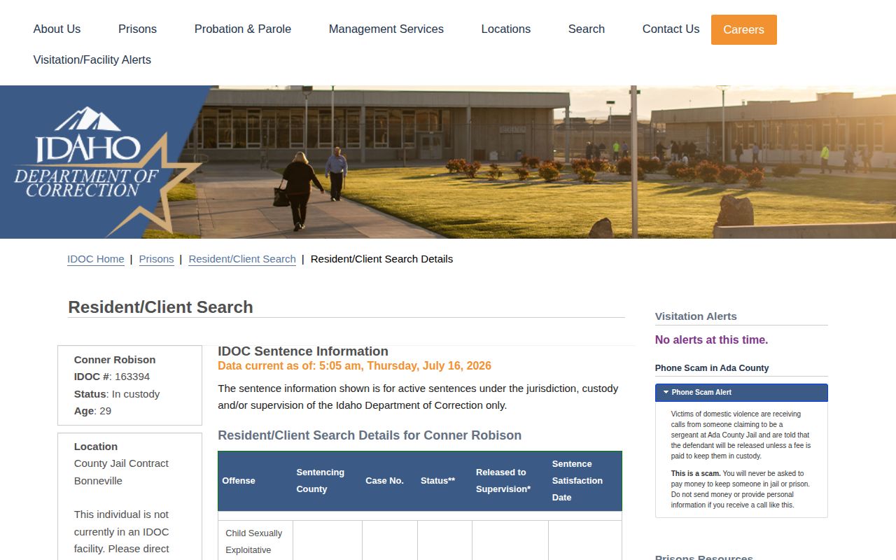 Bonner County release date lookup fields in an IDOC detail record